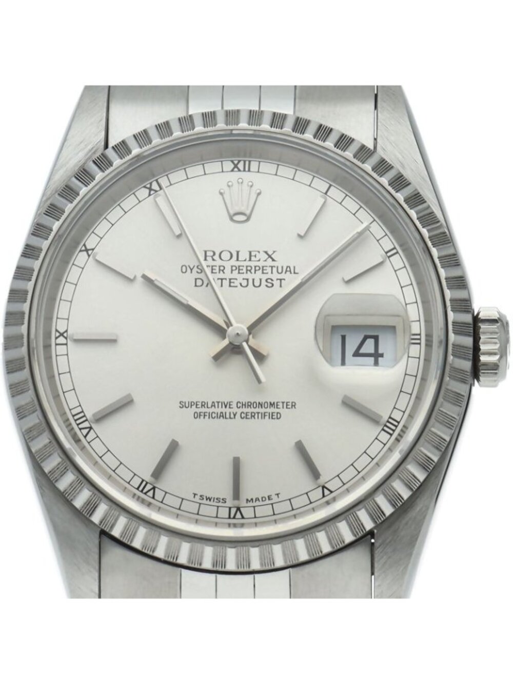 Rolex Datejust Watch Box SS Silver Polished